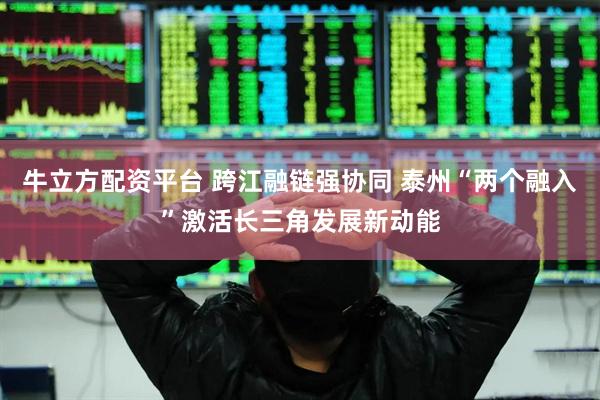 牛立方配资平台 跨江融链强协同 泰州“两个融入”激活长三角发展新动能